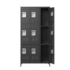 9 Door Lockers With Lock For Secure Storage And - Black - Image 10