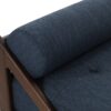 Chic Contemporary Chaise Lounge With Button Tufting And Bentwood Structure - Navy Blue - Image 9