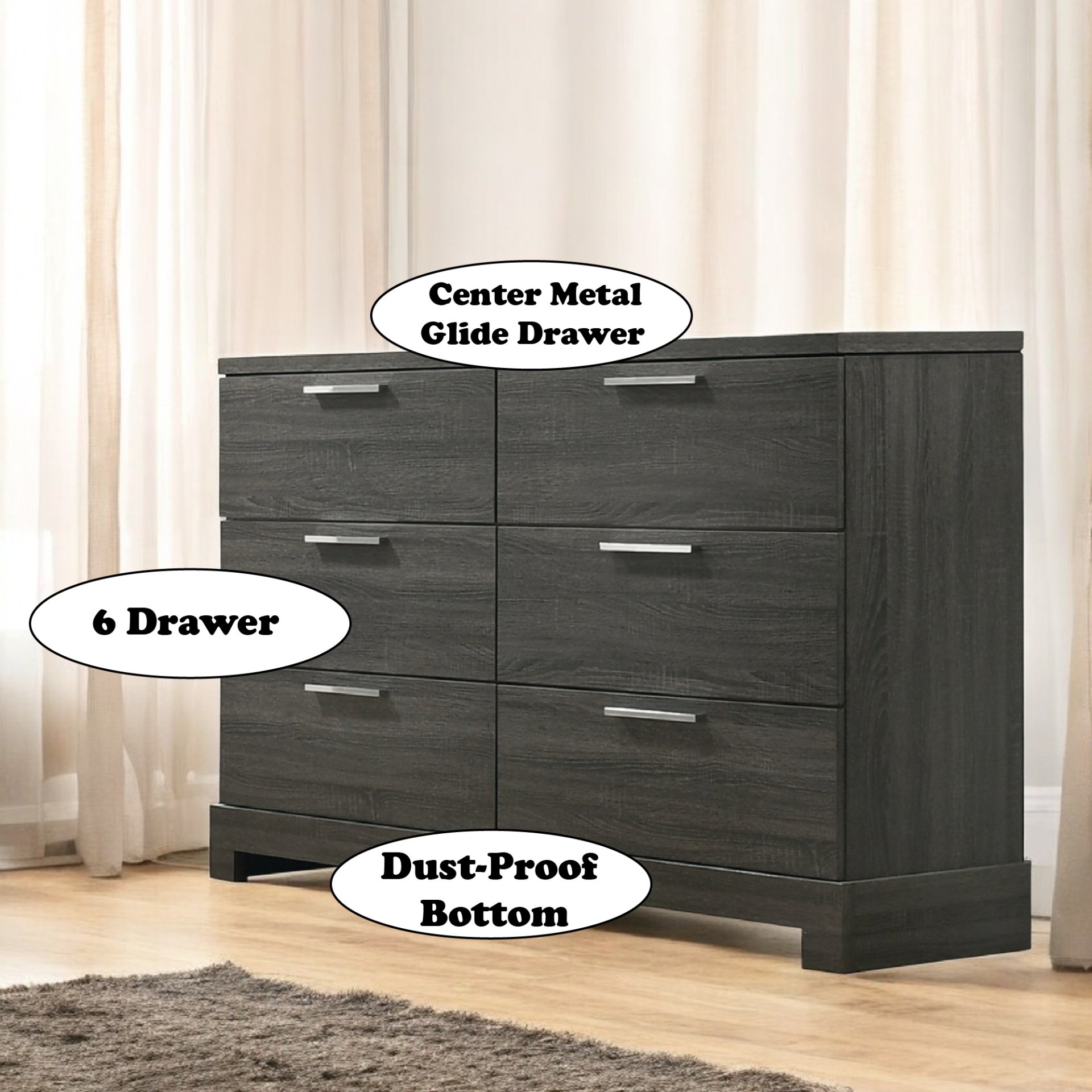 Lantha - Dresser - Gray - Image 3