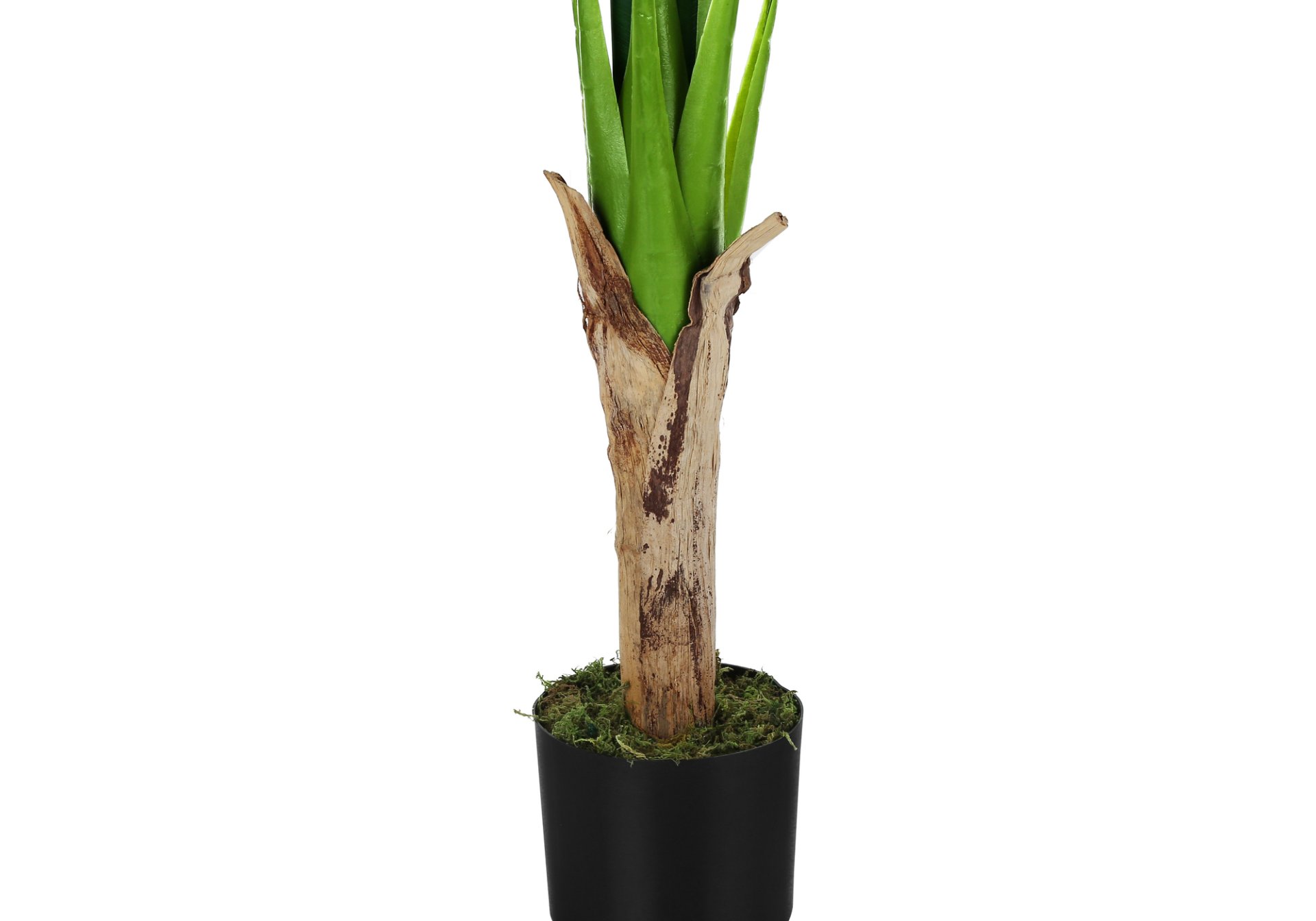43" Tall, Artificial Plant, Banana Tree, Indoor, Faux, Fake, Floor, Greenery, Potted, Real Touch, Decorative - Green / Black - Image 3