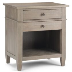 Carlton - Bedside Table - Distressed Gray