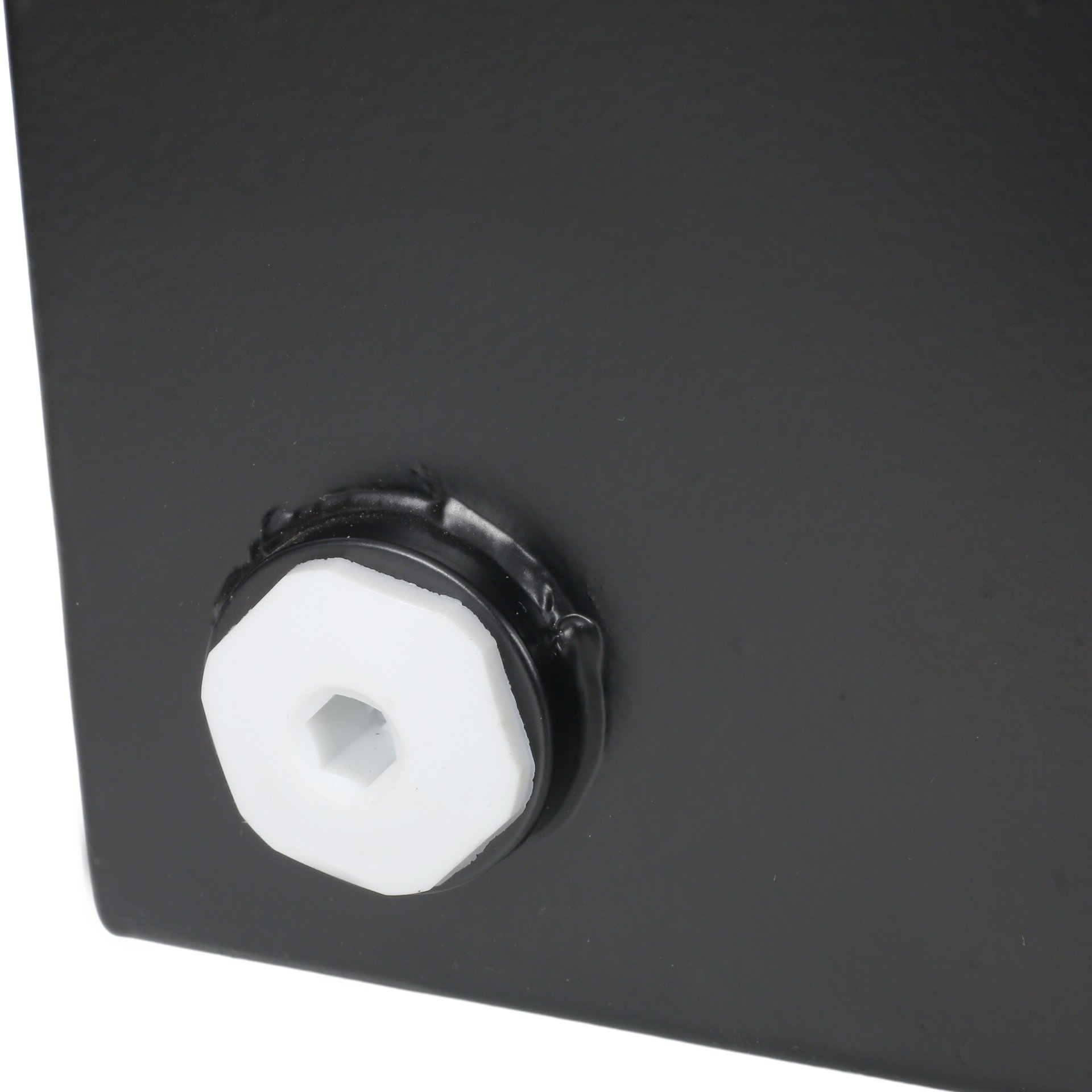 Heavy Duty 5 Gallon Steel Hydraulic Fluid Reservoir Tank With Mounting Foot, 14 Gauge - Black - Image 13