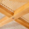 Chinese Countryside Retro Solid Wood Round Table, Simple Modern Imitation Rattan Table - Wood - Image 10