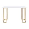 Estie - Writing Desk - White / Gold - Image 2