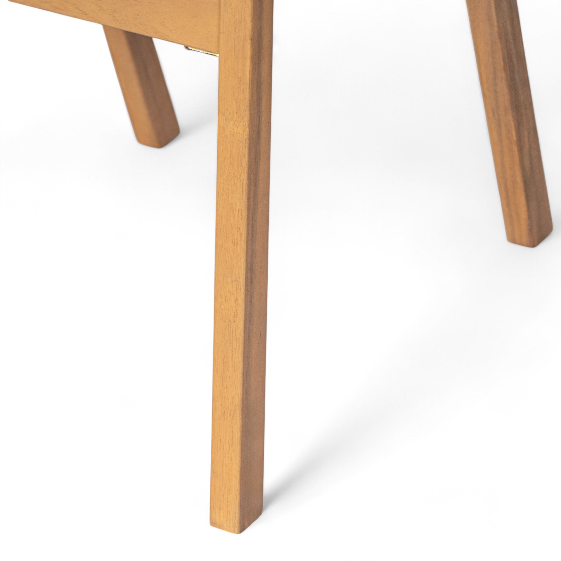 Belfast - Dining Chair (Set of 2) With Frame And Textile For Outdoor Use - Teak / Beige - Image 15