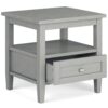 Warm Shaker - End Table - Fog Gray - Image 9