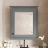 Wall Mounted Bathroom Storage Cabinet With Mirror, Medicine Cabinet With Height Adjustable Shelf, Over The Toilet Space Saver Cabinet - Gray - Image 19