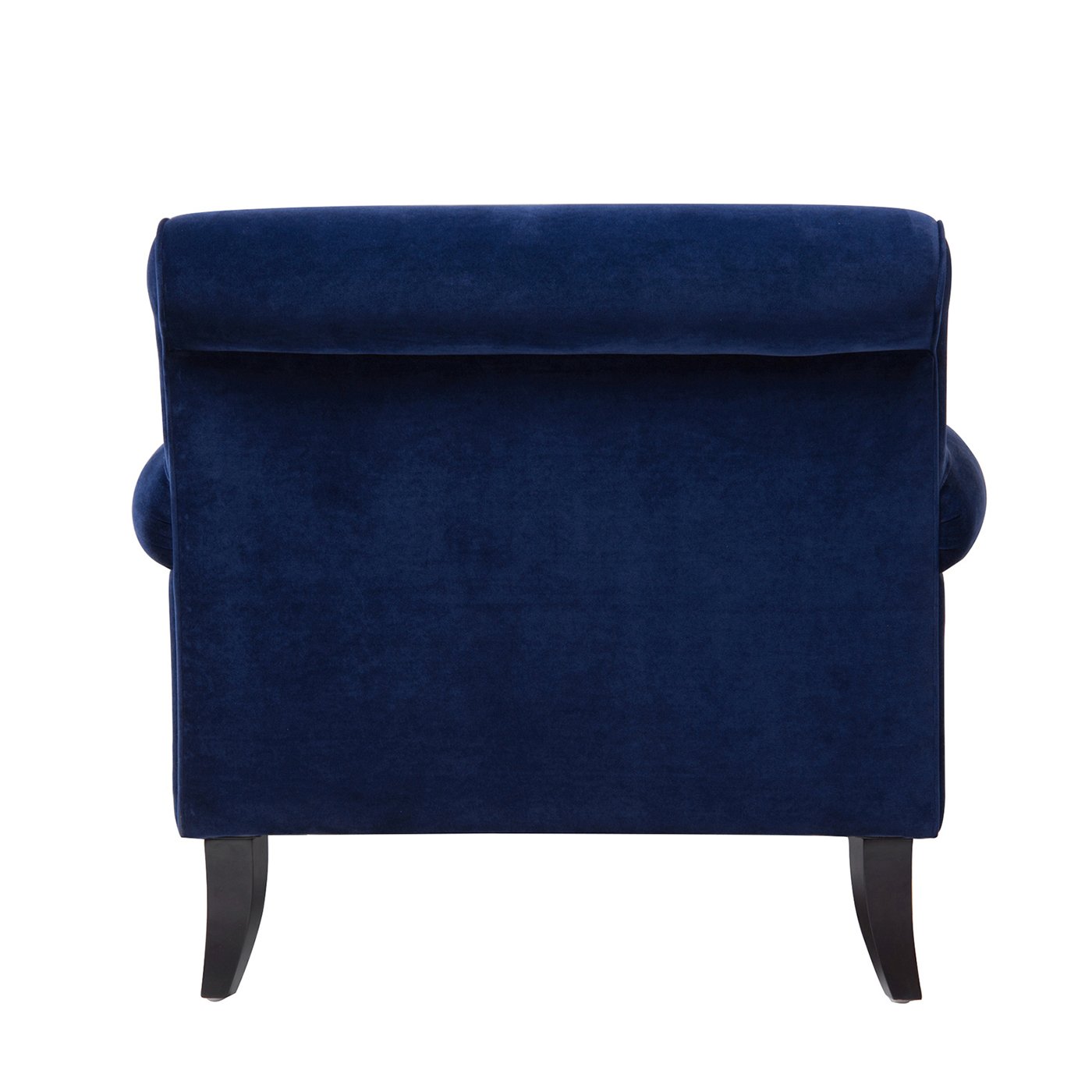 Alana Lawson - Accent Arm Chair Metal Casters - Navy Blue - Image 7