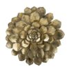 3 Piece Succulent Wall Plaque - Gold - Image 4
