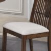 2 Pieces Set Dining Side Chair Rustic Modern Farmhouse Design Retro Design Easy To Assembly - Antique Dark Oak - Image 12