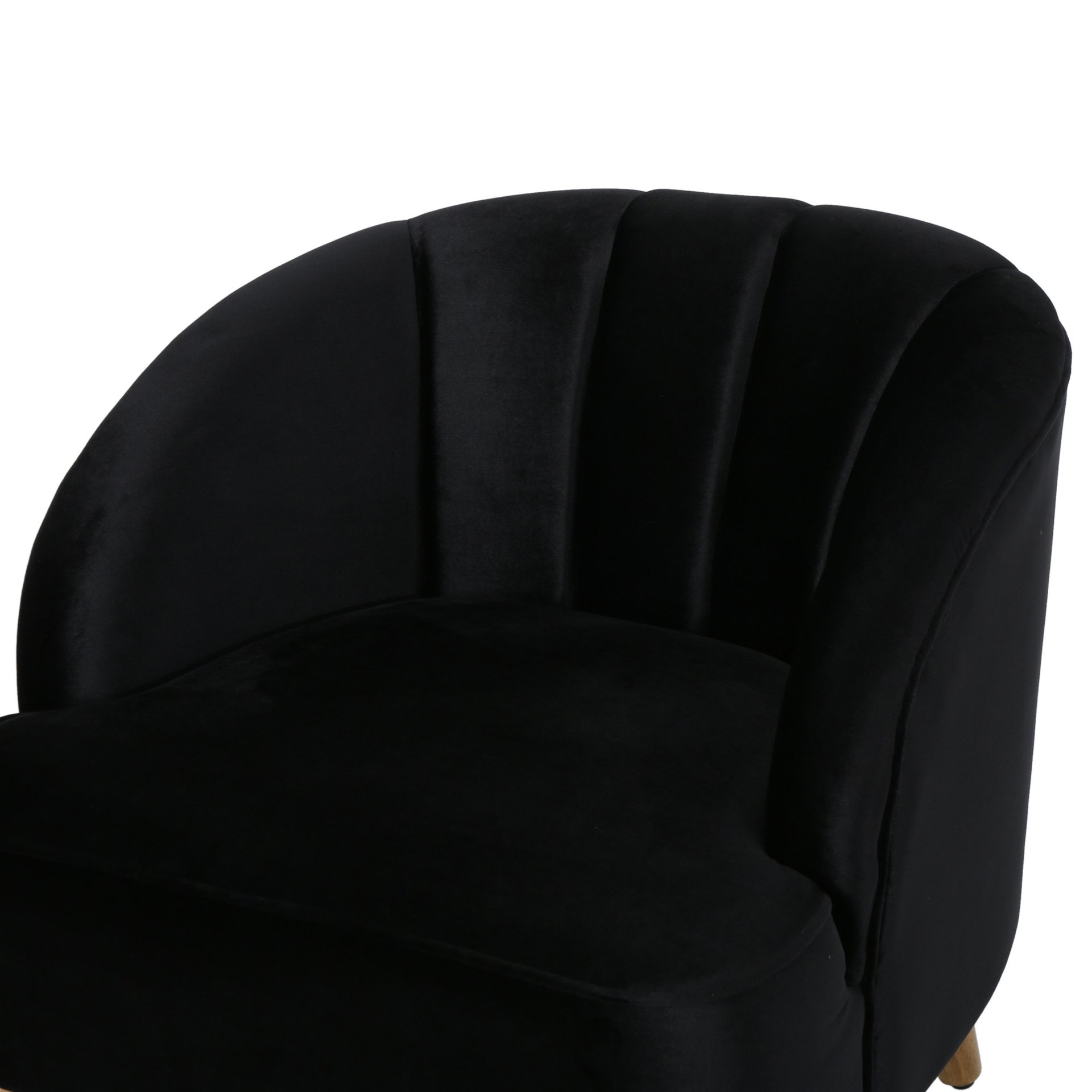 Accent Chair, Club Armchair, Modern Reading Chair - Black - Image 11