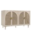 4 Door Cabinet, Suitable For Bedroom - Natural - Image 6