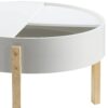 Bodfish - Round Coffee Table - White / Natural - Image 3