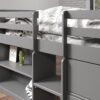 Fabiana - Twin Loft Bed With Storage - Gray - Image 5