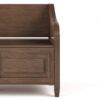 Connaught - Entryway Storage Bench - Rustic Natural Aged Brown - Image 6
