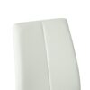 Modern Upholstered Dining Chair (Set of 4) With Gold Plated Metal Legs - White - Image 5