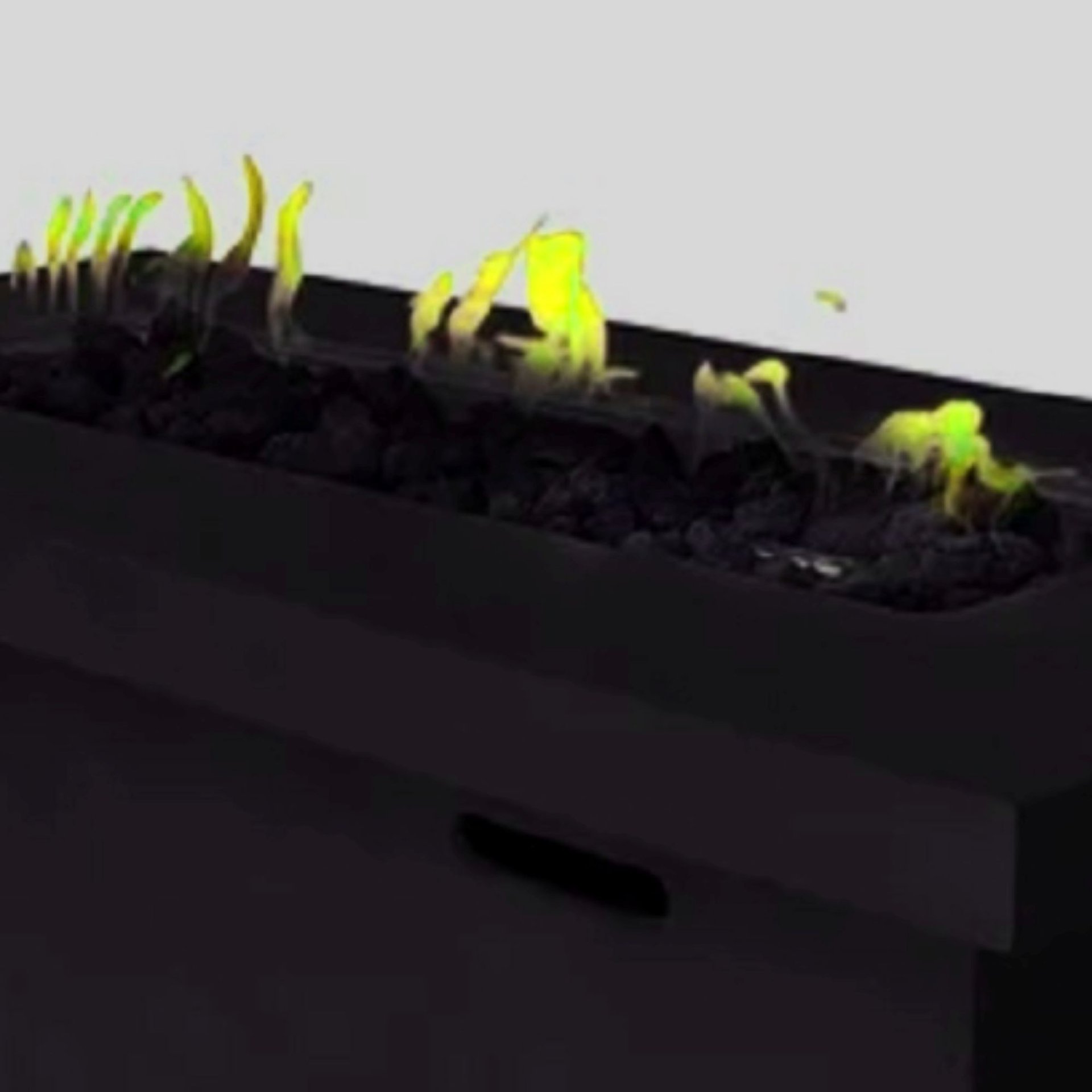 Reinforced - Propane Outdoor Fire Pit Table Durable Construction - Charcoal - Image 4