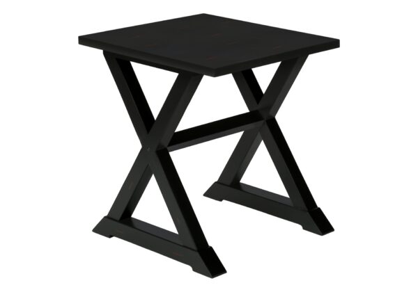 Accent End Table, Square, Transitional - Black