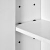 Modern Wall Mounted Bathroom Medicine Cabinet, Bathroom Wall Storage Cabinet With Mirror, Over The Toilet Space Saver Cabinet With Towels Bar - White - Image 19