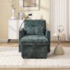 Multifunctional Recliner Sofa With Storage And Cell Phone Stand For Living Room And Bedroom - Emerald - Image 9