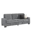 Modern Sofa Compressed 3 Seater Couch For Living Room Bedroom Office - Gray - Image 14