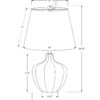 Resin Transitional Lighting, Table Lamp - Cream - Image 3