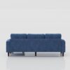 Convertible Combination Sofa, Sofa L Shaped, Sofa With Storage Cabinet Footstool, Living Room Sofa, Living Room 3 Seater Combination Sofa - Navy Blue - Image 12