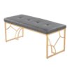 Constellation - Contemporary Bench - Gold / Gray - Image 3