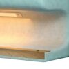 Upholstered Ottoman With LED Sensor Light Ideal For Living Room, End Of Bed - Antique Blue Green - Image 7
