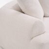 Compression Sofa: 4 Seater Combined Sofa, Crochet Yarn Fabric, Full Sponge Compression Sofa, Combined Sofa With 4 Pillows For Home Living / Home Furniture / Apartment - Beige - Image 18