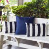 Horizon - Stripe Pillow Outdoor & Indoor - Black - Image 7