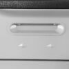 Sturdy Metal Tool Storage Cabinet With Wheels Durable Garage, Office & Home Organizer Steel - White - Image 18