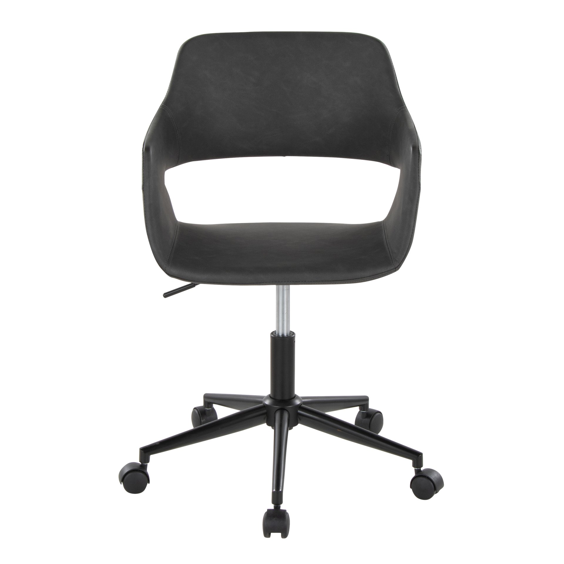 Margarite - Contemporary Task Chair - Black / Gray - Image 5