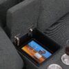 Hannah - Sectional Sofa With Ottoman - Dark Gray - Image 8