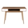 Pebble - Contemporary Double Desk - Natural / White - Image 5