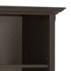 Amherst - Transitional 5 Shelf Bookcase - Brown - Image 9