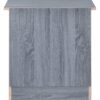 Contemporary Nightstand - Gray - Image 4