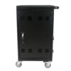 Mobile Charging Cart And Cabinet For Tablets Laptops 30 Device With Combination Lock - Matt Black - Image 4