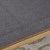 Upholstered Bench With Hairpin Legs - Charcoal Gray - Image 8