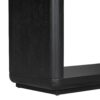 Console Table With Curved Corners And U Base Design - Natural Wood Veneer - Black - Image 9