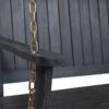 Tambora - Porch Swing With Slat Design And Complementing - Dark Gray - Image 9