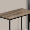 Accent Side Table, Narrow, Small, 2 Tier, Contemporary & Modern - Taupe - Image 6