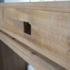 Rustic Wood Console Table With 3 Drawers Entryway Table For Hallway, Foyer, Or Office - Natural / Natural & Light Brown / Natural Wood / Natural Wood Wash / Natural / Rustic - Image 12