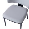 5 Pieces Modern And Metal Dining Set - Gray / Black / Walnut - Image 11