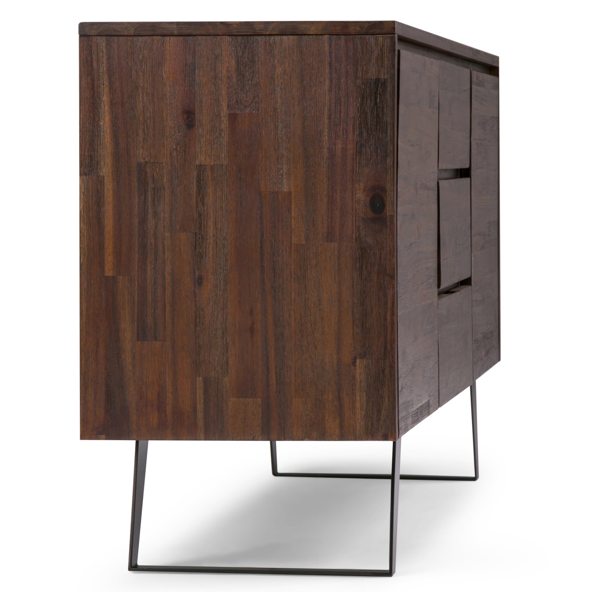 Lowry - Sideboard Buffet - Distressed Charcoal Brown - Image 7