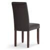 Acadian - Parson Dining Chair (Set of 2) - Tanners Brown - Image 5