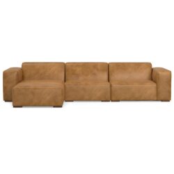 Rex - 2 Seater Sofa And Left Chaise - Sienna