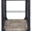 Jorgensen - Serving Cart - Rustic Oak / Charcoal - Image 3