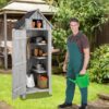 Outdoor Storage, Perfect To Store Patio Furniture, For Backyard Garden Patio Lawn - Natural - Image 2