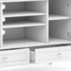Warm Shaker - Handcrafted TV Media Stand - White - Image 4